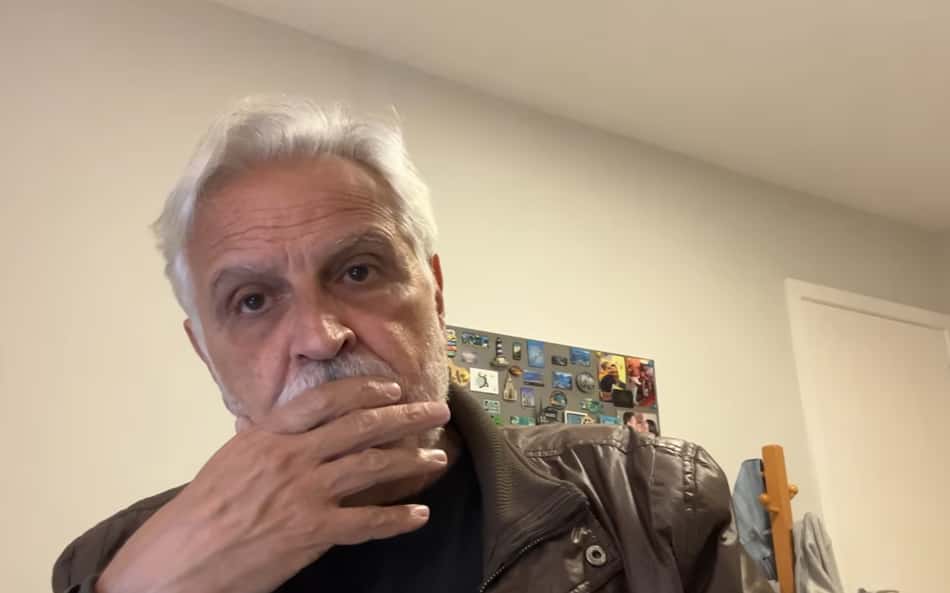 Sormani durante live no Youtube