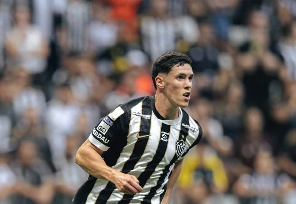 Thiago Borbas gol pelo Atlético (Foto: Pedro Souza / Atlético)