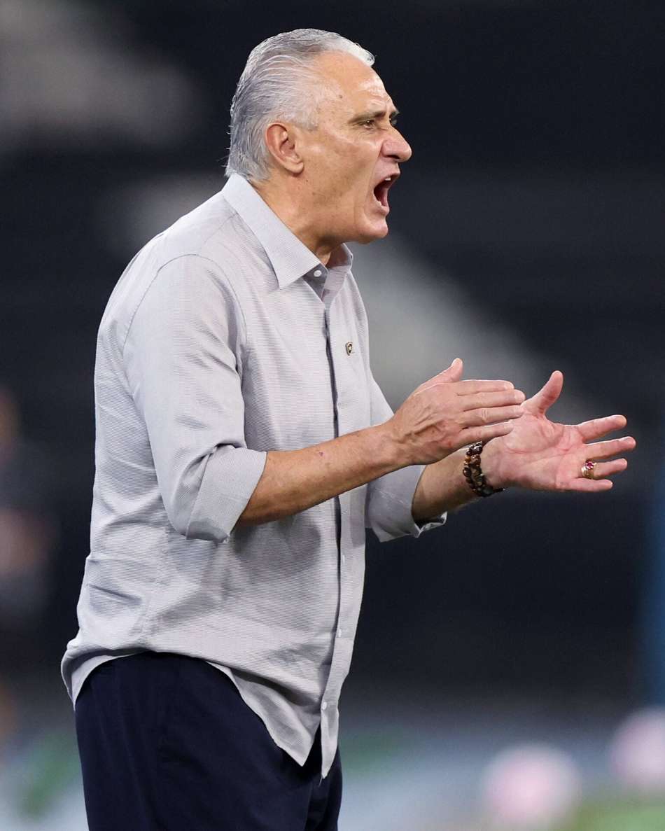 Tite na derrota do Botafogo para o Vasco Vitor SilvaBotafogo
