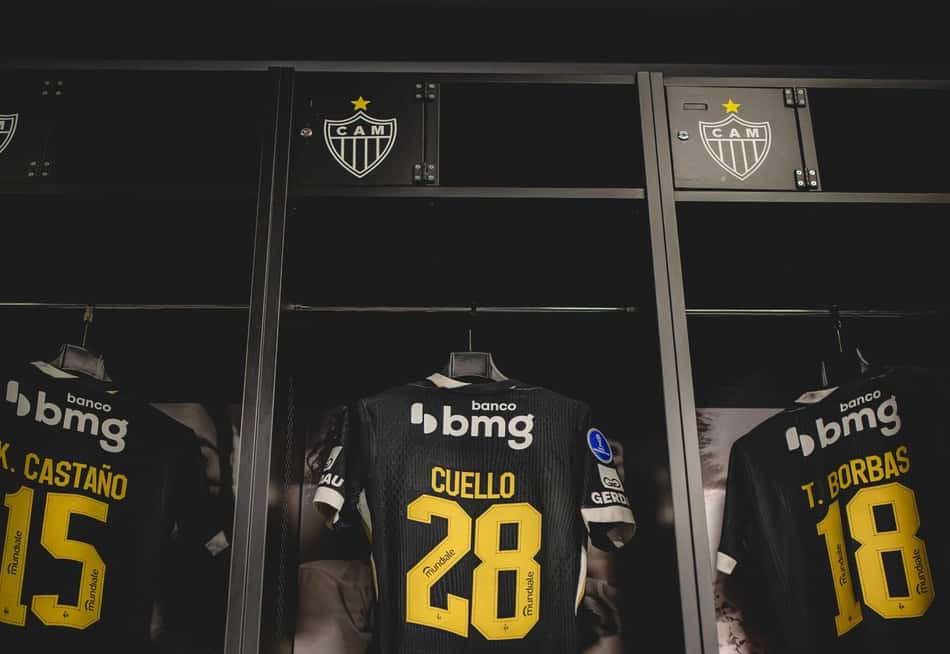 Vestiário do Atlético contra o Torque