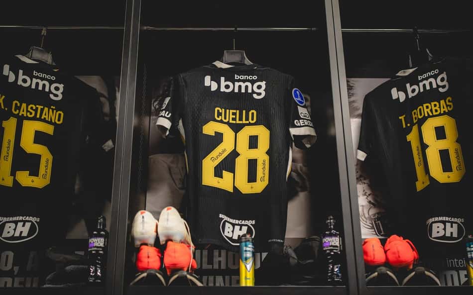 Vestiário do Atlético contra o Torque