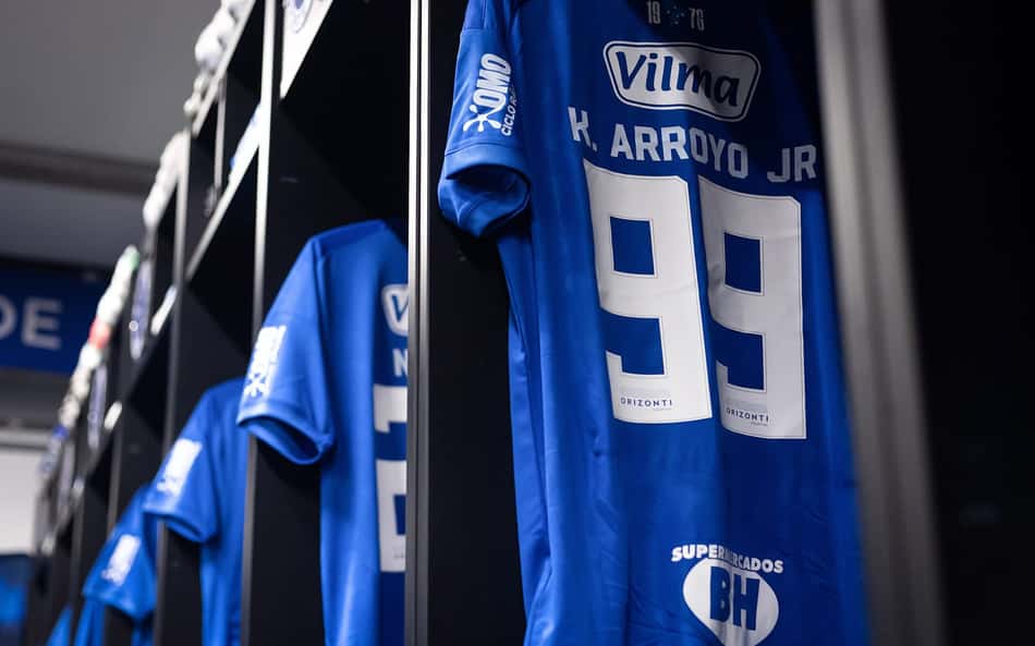 Vestiário do Cruzeiro na Arena MRV