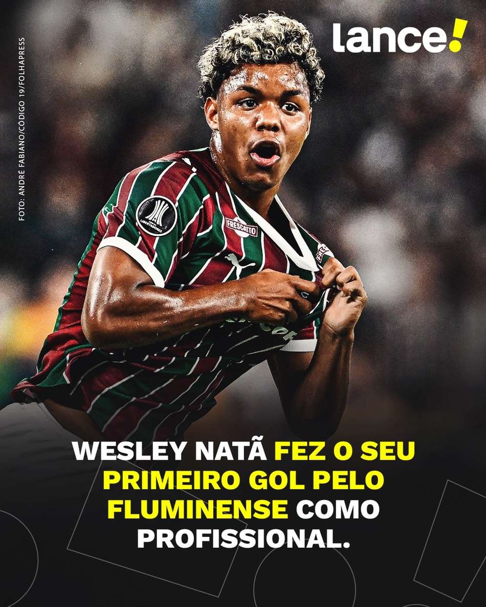 Wesley Natã marcou seu primeiro gol pelo profissional do Fluminense