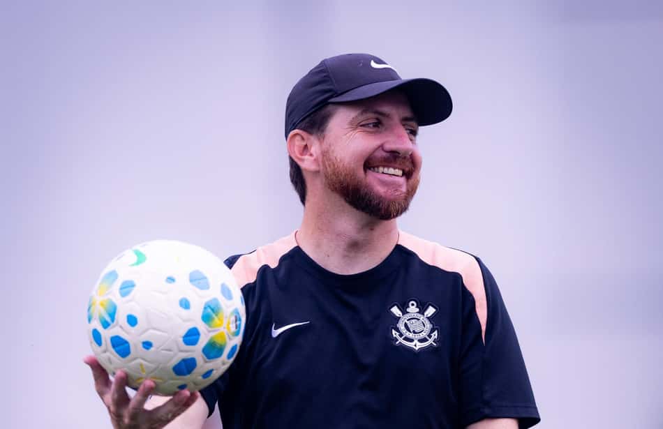 William Batista durante treino no Corinthians