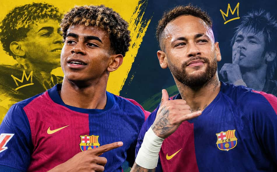 Lamine Yamal faz golaço e lembra Neymar: veja semelhanças