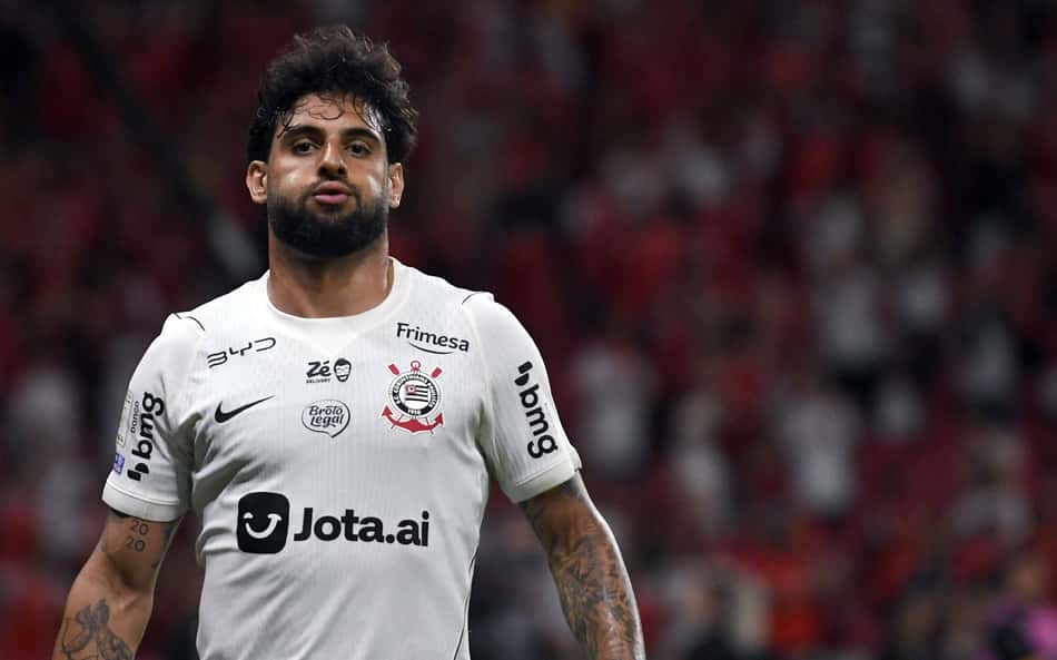 Yuri Alberto durante partida pelo Corinthians