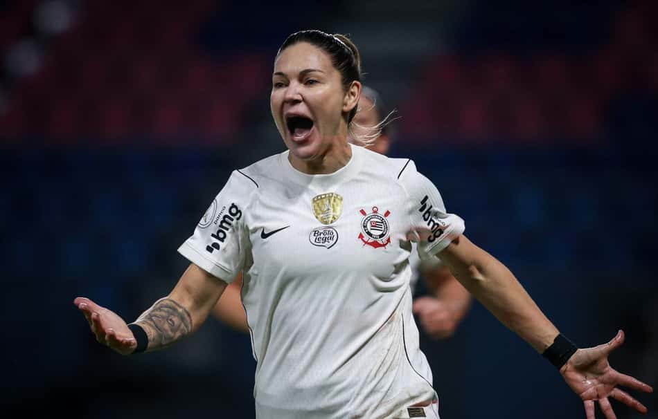 Zanotti comemora gol pelo Corinthians
