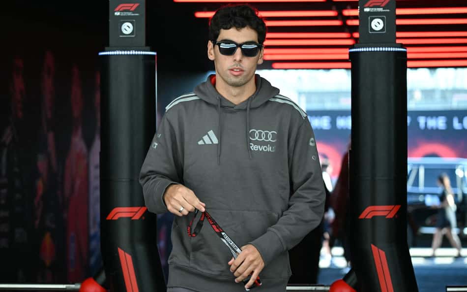 Gabriel Bortoleto no GP dos EUA pela F1 2026 (Foto: RONALDO SCHEMIDT / AFP)