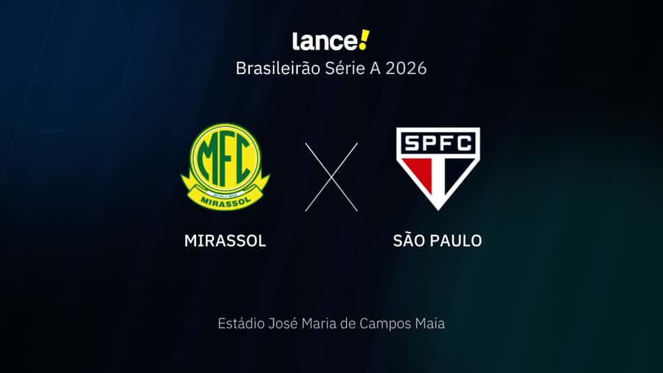 Mirassol x São Paulo: onde assistir, horário e escalações
