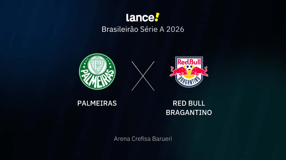 Palmeiras x Red Bull Bragantino: onde assistir, horário e escalações