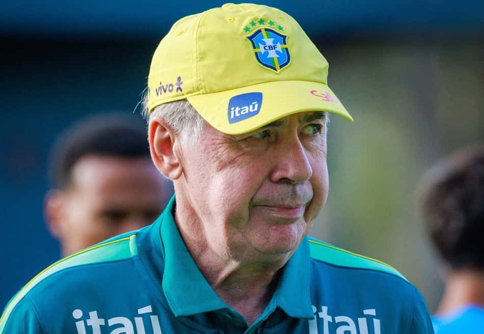 Carlo Ancelotti, técnico da Seleção Brasileira