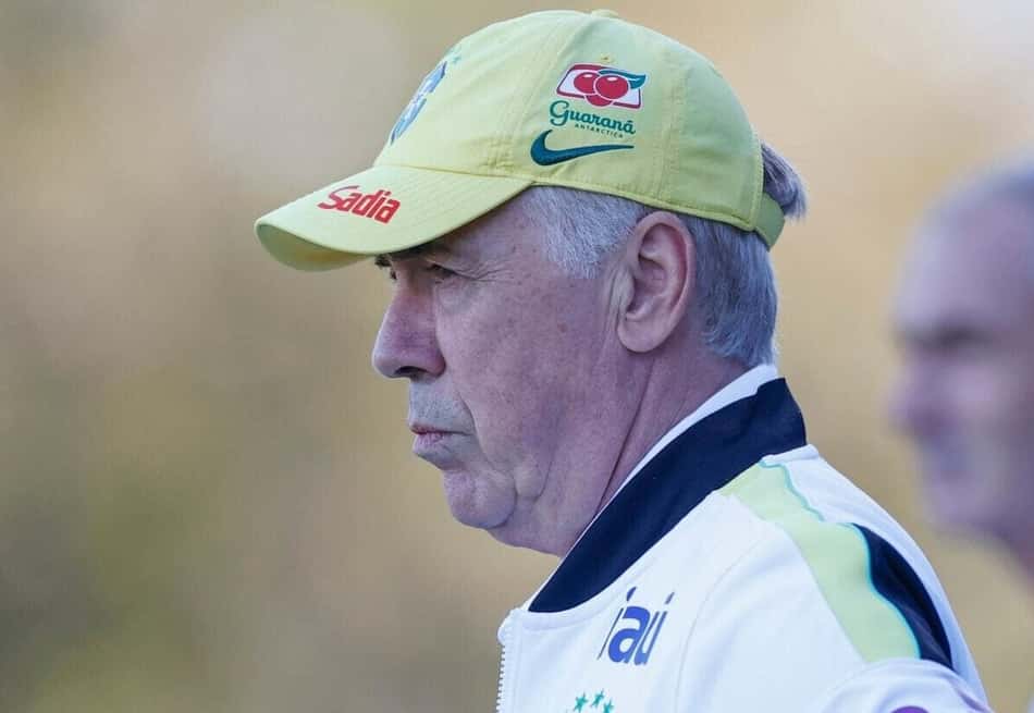 Carlo Ancelotti, técnico da Seleção Brasileira