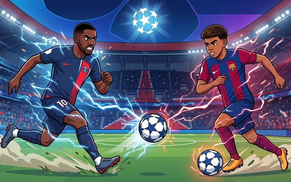 PSG x Barcelona: números mostram o que esperar do duelo pela Champions League