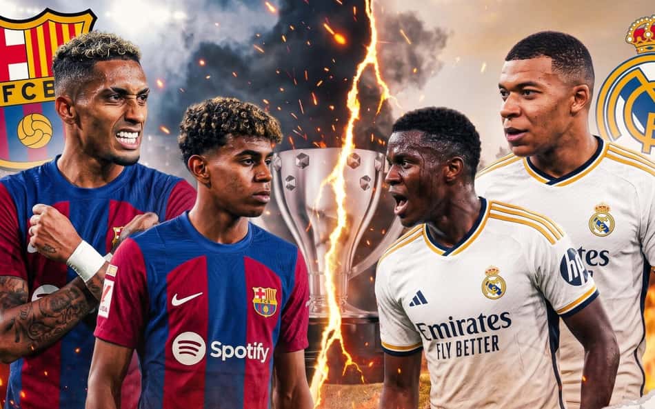EL CLÁSICO AO VIVO: Acompanhe Barcelona x Real Madrid pela LaLiga