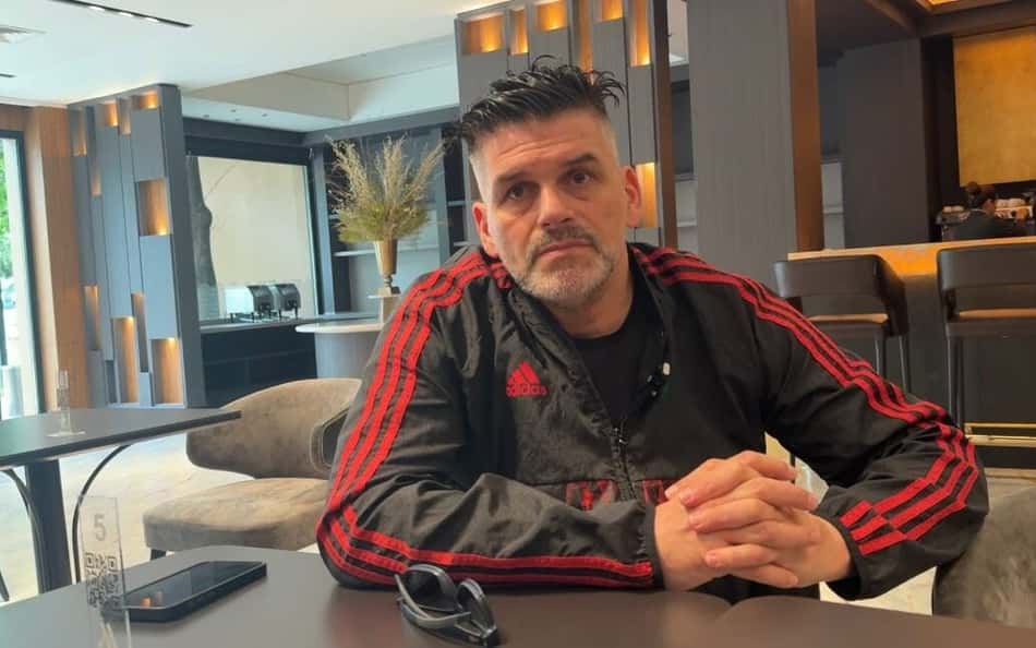 Mancuso, ex-Flamengo, em entrevista ao Lance! (Foto: Lucas Bayer/Lance!