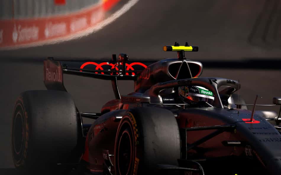Gabriel Bortoleto em ação no GP da Espanha pela F1 2026