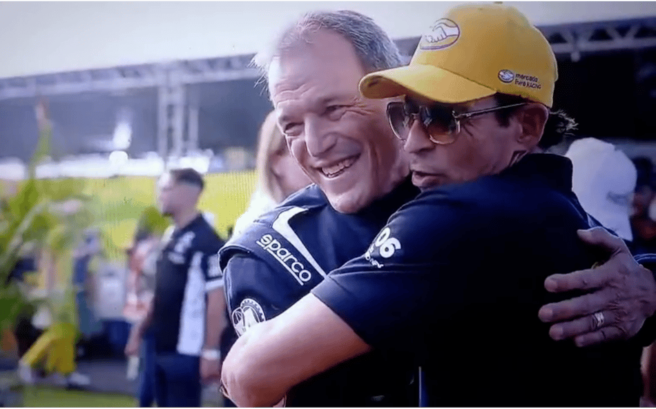 Helio Castroneves e o médico Dino Altmann