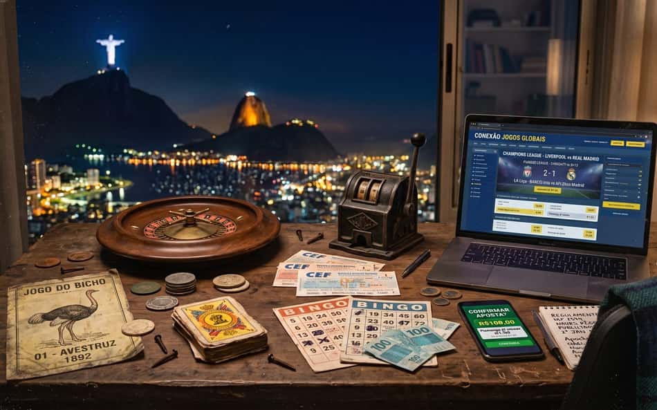 Imagem de Rio de Janeiro com itens de apostas