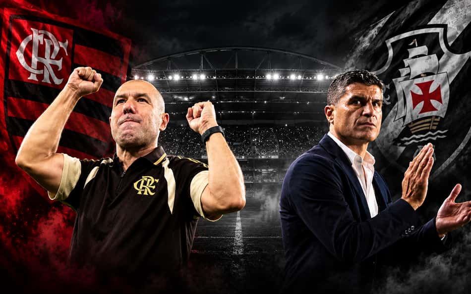 Jardim x Pedro Emanuel, técnico de Flamengo e Vasco