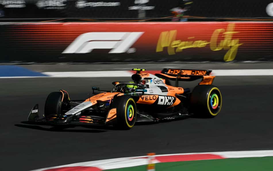 Lando Norris no GP do México de F1 (Foto: Carl De Souza / AFP)