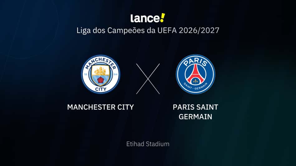 Liga dos Campeões da UEFA 2026/2027 - Manchester City x Paris Saint Germain