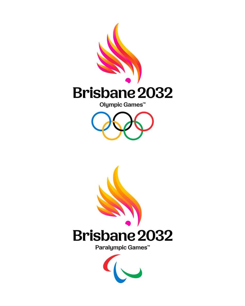 Logomarcas das Olimpíadas e Paralimpíadas de Brisbane 2032