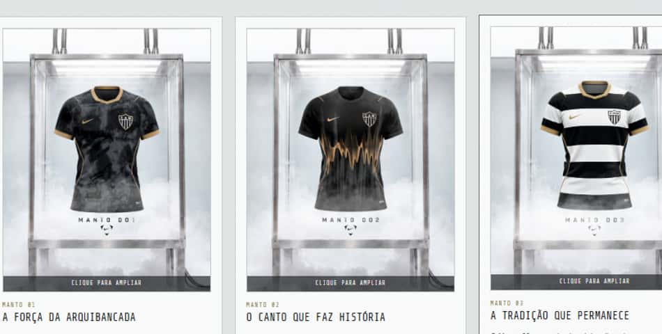 Manto da massa votação (Reprodução Nike)