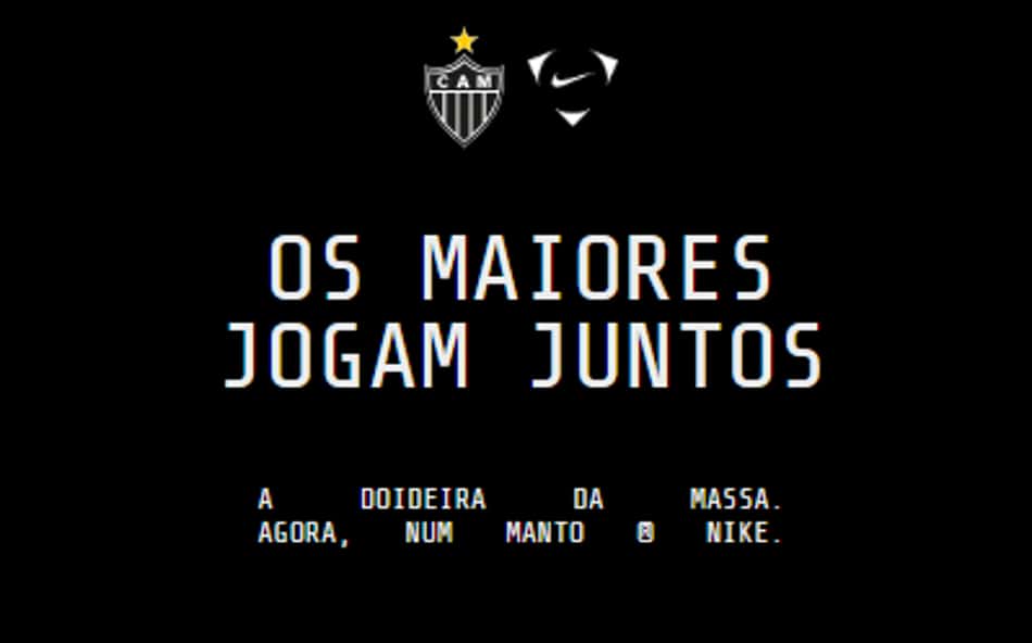 Manto da massa votação (Reprodução Nike)