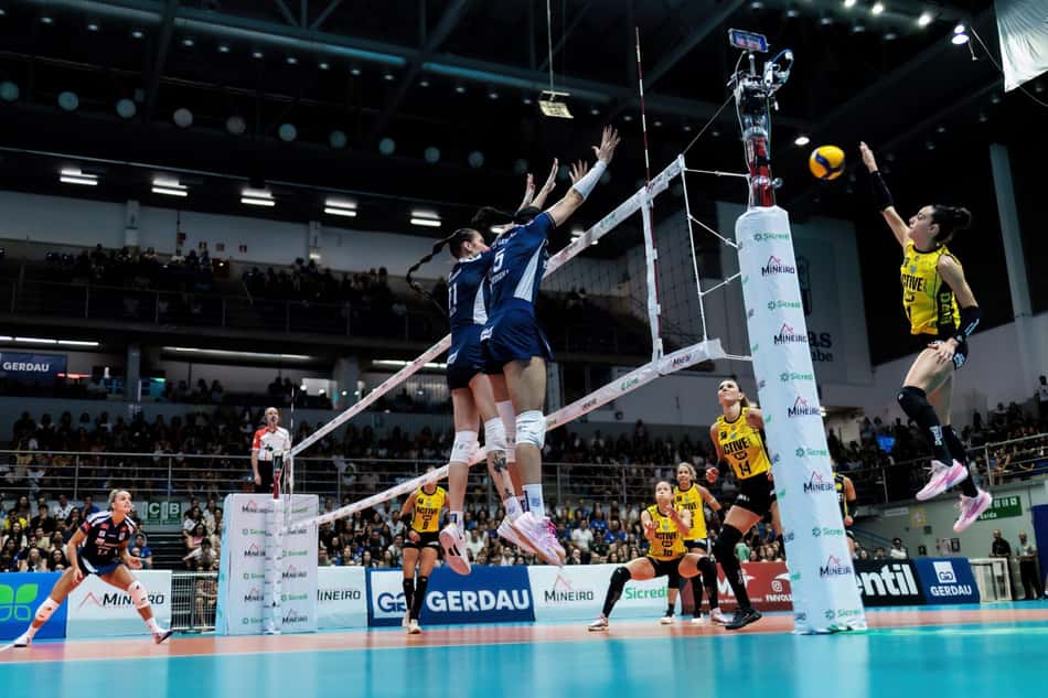 Minas x Praia Clube na final do Campeonato Mineiro feminino de vôlei