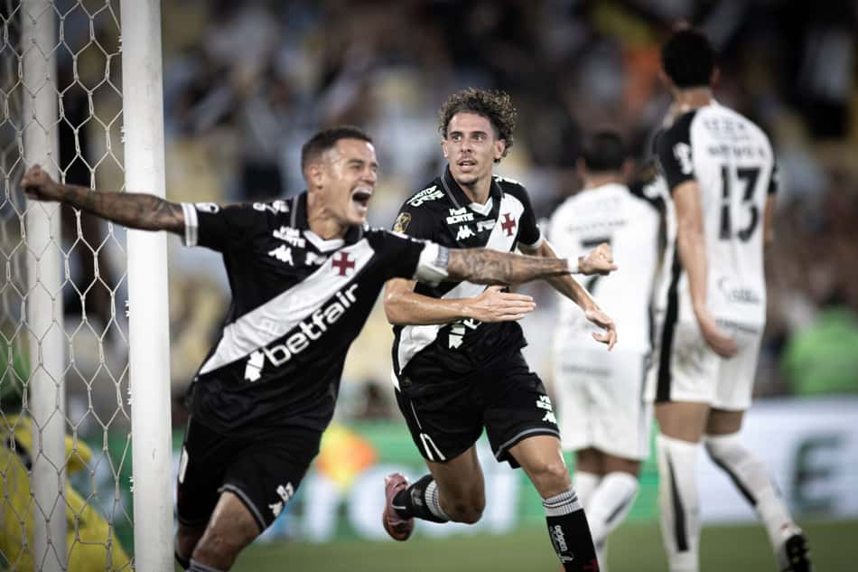 Nuno Moreira marcou o gol de empate do Vasco na Copa do Brasil 2025