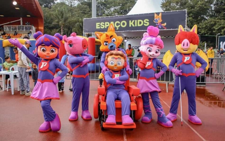 Paramigos Imparáveis na Corrida Brasil Paralímpico