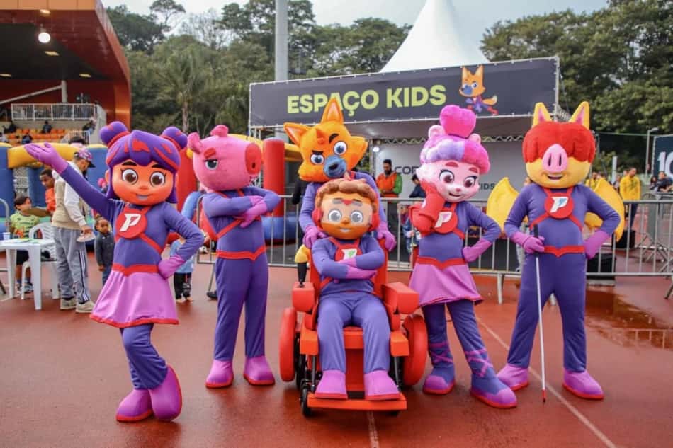 Paramigos Imparáveis na Corrida Brasil Paralímpico