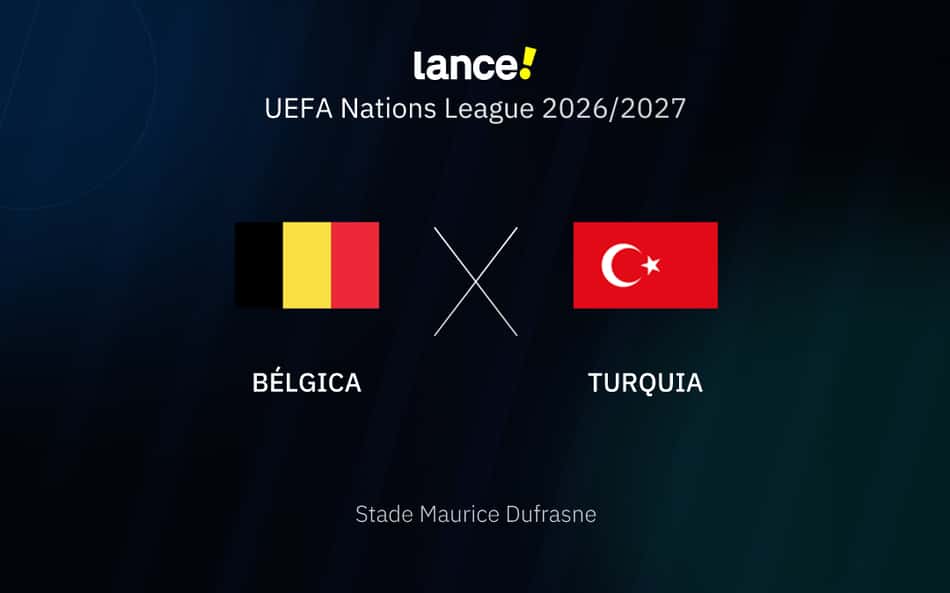 Onde assistir ao vivo a partida entre Bélgica e Turquia pelo UEFA Nations League 2026/2027 (Arte / Lance!)