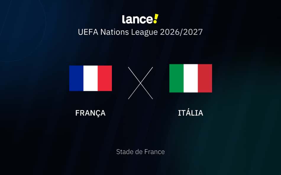 Onde assistir ao vivo a partida entre França e Itália pelo UEFA Nations League 2026/2027 (Arte / Lance!)
