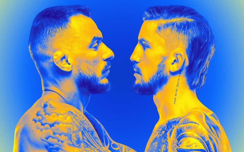 Pôster do UFC Vegas 123, com Renato Moicano e Tom Nolan