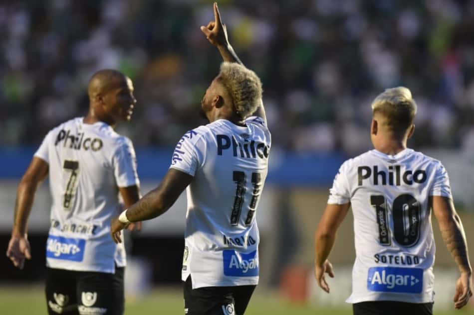 ATUAÇÕES: Soteldo e Marinho brilham em vitória do Santos em Goiânia
