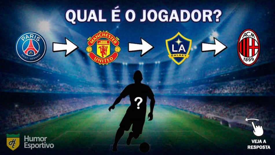 Você consegue adivinhar qual é o jogador pelos times que ele jogou?