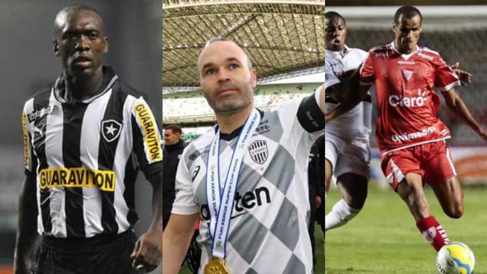 Listamos grandes jogadores que foram para clubes menos badalados no final da carreira