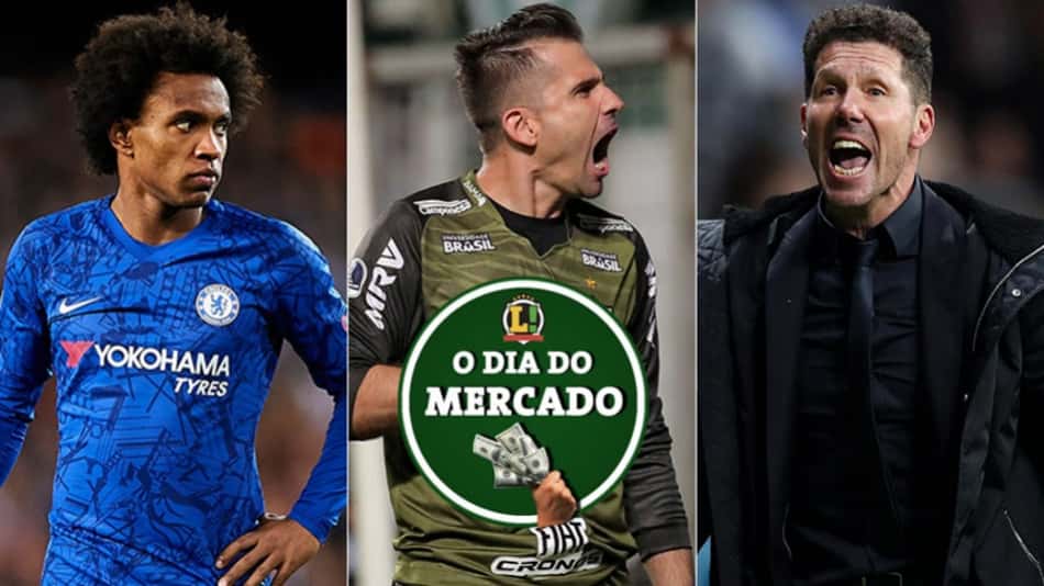 Manhã do Mercado: Willian pode trocar de clube, futuro de Victor, Simeone quer treinar clube italiano…