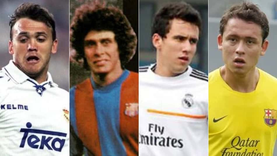 Eles vestiram a camisa de Barcelona ou Real Madrid e talvez você nem lembre