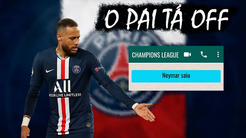 “O pai tá off”! Neymar e PSG sofrem com memes após título do Bayern