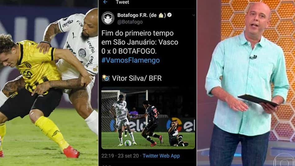 Fraca audiência no SBT, gafe no Twitter do Botafogo, Globo Esporte… O resumo da semana do Fora de Campo