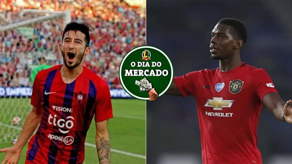 Palmeiras negocia com meia paraguaio, United aceita vender Pogba… Veja o Dia do Mercado