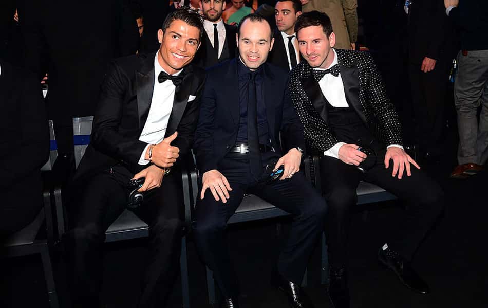 Crsitiano Ronaldo, Iniesta e Messi
