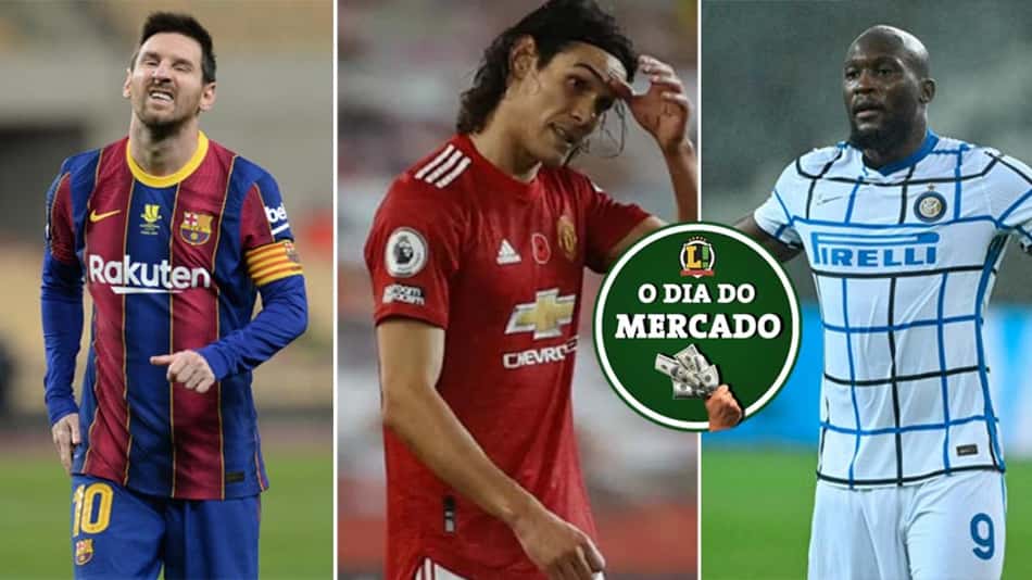 Manchester City sonha com Messi, Cavani pode pintar na América do Sul, PSG entra na briga por atacante… Veja o Dia do Mercado!
