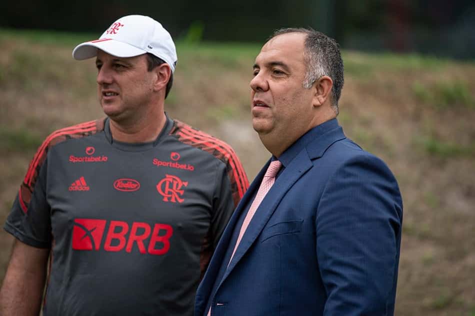 Rogério Ceni e Marcos Braz