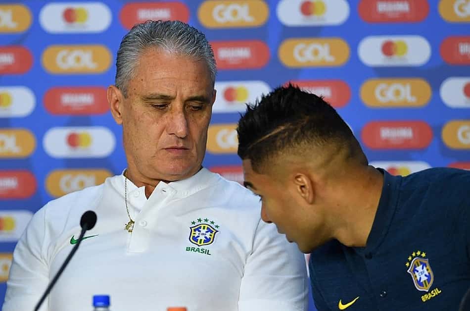 Tite e Casemiro