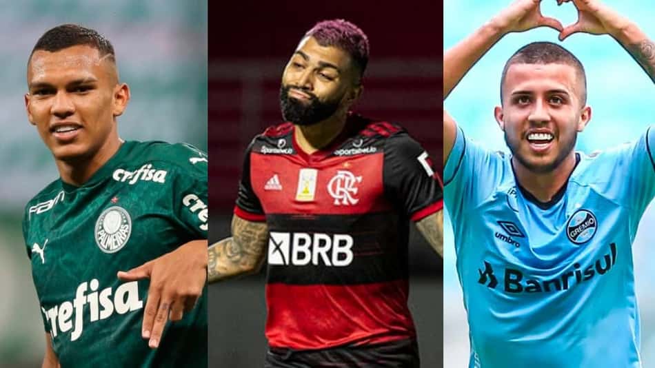 Brasileirão 2021 chegando! Saiba quais são os 30 jogadores mais valiosos da competição