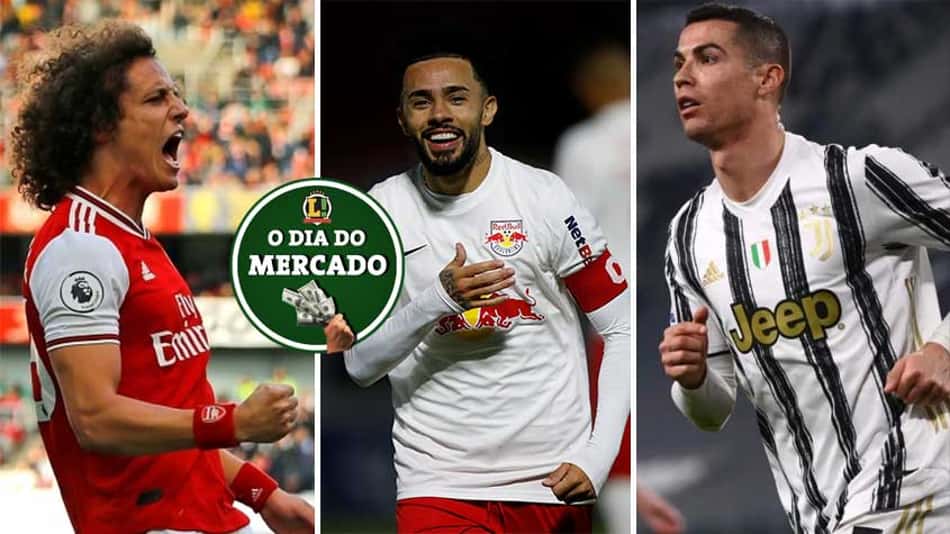 David Luiz sem clube, Claudinho perto de clube europeu, PSG entra em contato com CR7… O Dia do Mercado