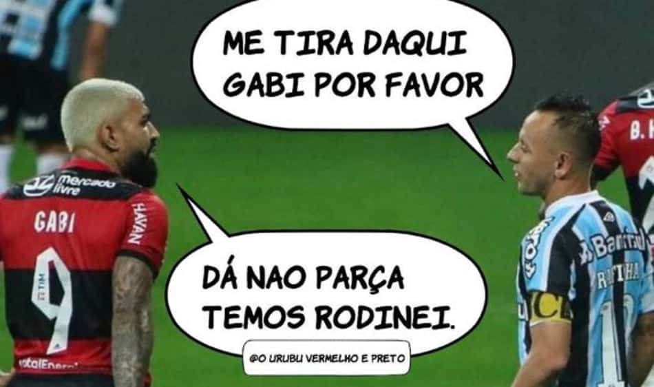 Rafinha é alvo de memes após goleada do Flamengo sobre o Grêmio; veja os melhores